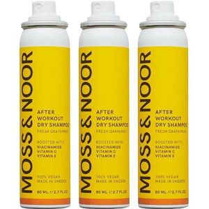 Moss & Noor After Workout Dry Shampoo Pocket Size 3 x 80 ml