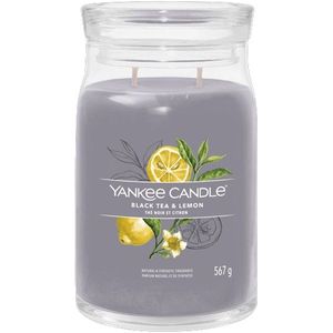 Yankee Candle - Black Tea & Lemon Signature Large Jar