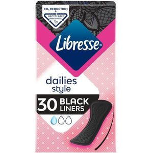 Libresse Dailies Style Black Liners Normaal 30 st