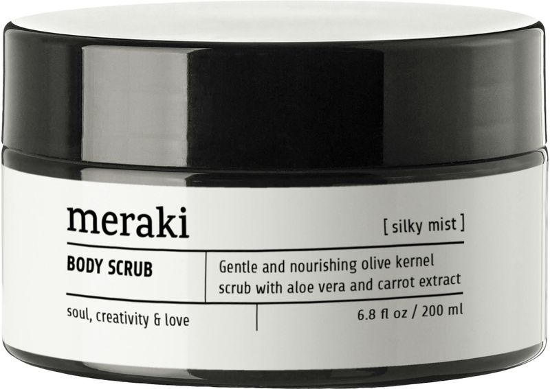 Meraki - Body Scrub Silky Mist - 200 ml - Grijs