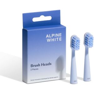 Alpine White Brush Heads 2 pcs