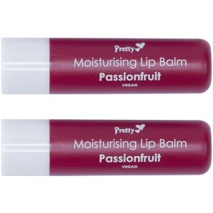 Pretty Moisturising Lip Balm Passionfruit 2 st