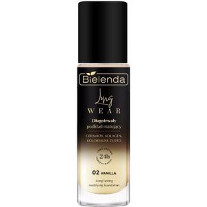 Bielenda Long Wear Long-Lasting Mattifying Foundation 02 Vanilla 30 ml