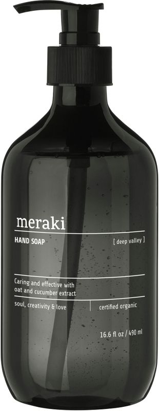 Meraki - Handzeep - Deep Valley - 490 ml - Zwart