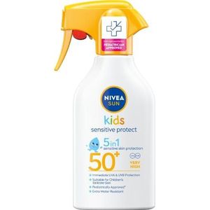 NIVEA - SUN Kids Sensitive Protect & Play - Zonnebrandspray - SPF 50+ - Parfumvrij