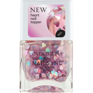 Nagellak - ROMANCING IN REGENTS PARK - Roze Hartvormige Confetti - Veganistisch