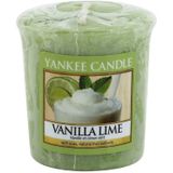 Yankee Candle - Vanilla Lime Candle ( vanilka s limetkou ) - Aromatická votivní svíčka