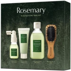 Aromatica Rosemary Scalp Trial Kit 30 ml + 30 g + 100 ml + 1 st