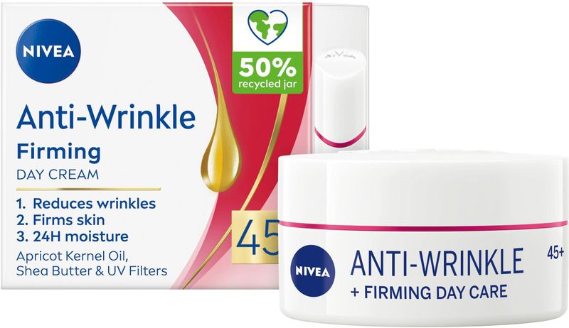 NIVEA - Anti Rimpel Verstevigende Dagverzorging 45+ - 50 ml - Gezichtscrème
