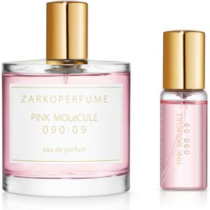 Zarkoperfume Twin Set Pink Molecule EdP 100ml & Travelspray 12ml AW25 2 st