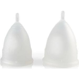 HeartCup Menstrual Cup Bundle Clear 2 st