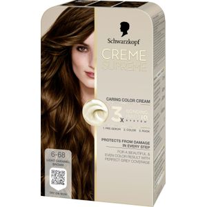 Schwarzkopf Creme Supreme 6-68 Light Caramel Brown 1 st