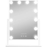 Gillian Jones - LED Light Hollywood Mirror - Wit - Groot - 12 LED Lampjes