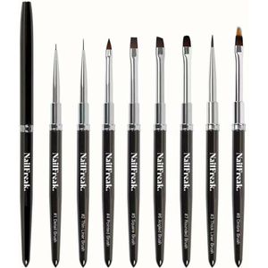 NailFreak Brush Set 8 st