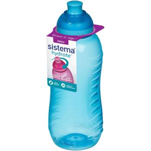Sistema - Twist 'n' Sip - Drinkfles - 330 ml - Blauw