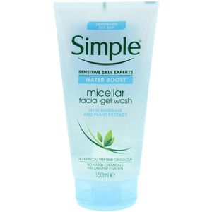 Simple - Micellaire Gezichtsgel Wash Water Boost - 150 ml - Gezichtsreiniger