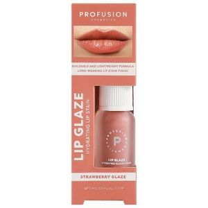Profusion Lip Glaze Hydrating Glossy Lip Stain Strawberry Glaze 3 ml