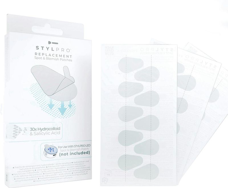 STYLPRO - Hydrocolloid & Salicylic Acid Replacement Patches - Transparant - 30 stuks