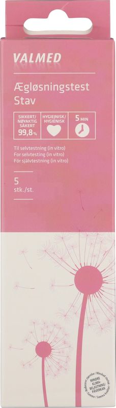 Ovulatieteststick - 5 Stuks - Betrouwbare Resultaten - Eenvoudig in Gebruik