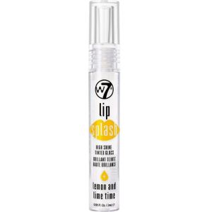 W7 Lip Splash Tinted Lip Gloss Lemon & Lime Time 1 st