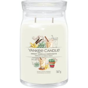 Yankee Candle Signature Large Jar Sweet Vanilla Horchata 567 g