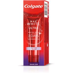 Colgate Max Witte Ultra Actieve Schuim Tandpasta 75 ml