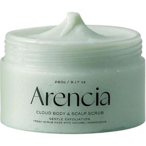 Arencia - Fresh Cloud - Body & Scalp Scrub - Munt en Lelie - 260 g