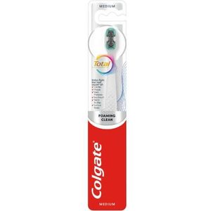 Colgate Toothbrush Total Foaming Clean Medium 1 st