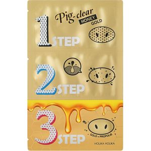 Holika Holika Pig Nose Clear Blackhead 3-Step Kit Honey Gold 8 g