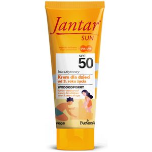Jantar Amber Waterproof Cream For Children Over 3 Years SPF50 50 ml
