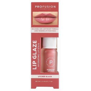 Profusion Lip Glaze Hydrating Glossy Lip Stain Lychee Glaze 3 ml