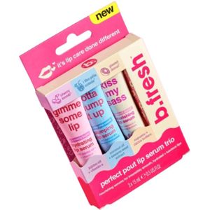 b.fresh Perfect Pout Lip Serum Trio Gift Set 3 st