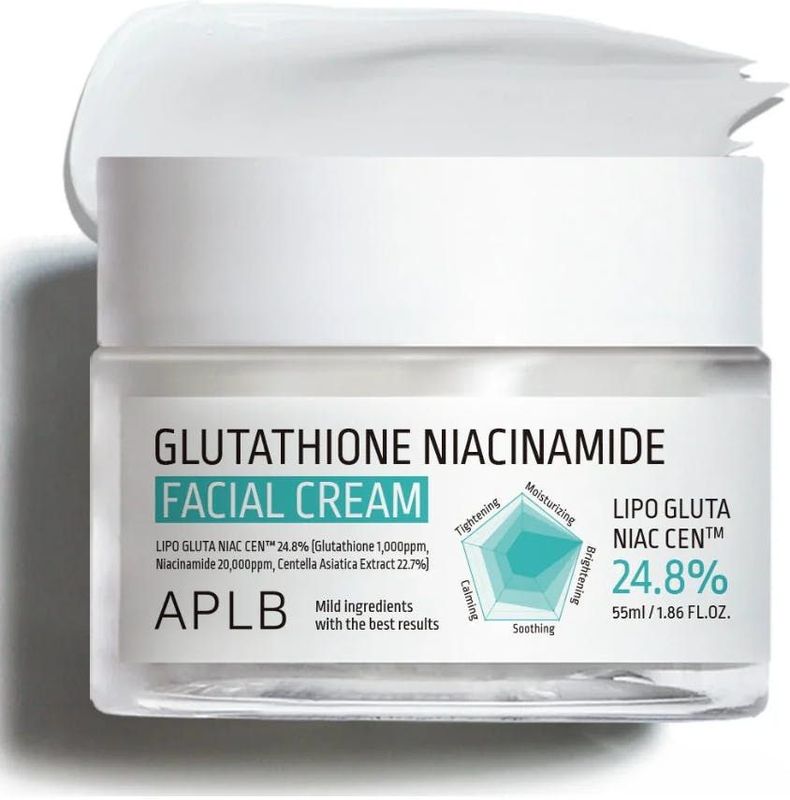 APLB - Hydraterende Gezichtscrème - 55 ml - Glutathion - Niacinamide