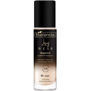Bielenda Long Wear Long-Lasting Mattifying Foundation 01 Ivory 30 ml