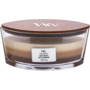 WoodWick Trilogy Ellipse Heartwick Café Sweets 453 g