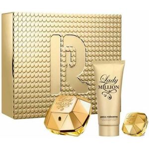 Paco Rabanne Lady Million EDP & Bodylotion & Mini 80 ml + 100 ml + 5 ml