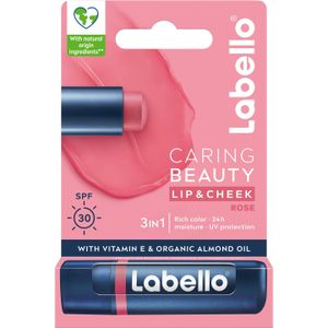 Labello - Caring Beauty - Lip- en Wangbalsem - Roze - SPF30