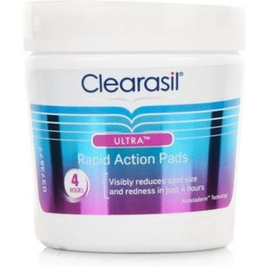 Clearasil - Ultra Snelle Behandeling 4 Uur Pads - 65 stuks - Gezichtscleansers