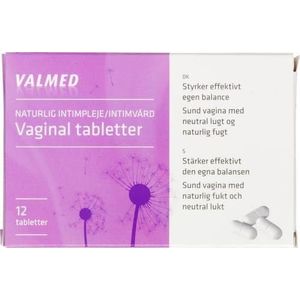 Valmed Ladybalance Vaginale Tabletten 12 st
