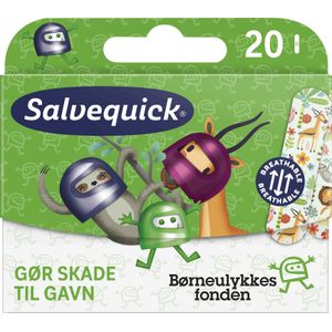 Salvequick - Børneulykkesfonden - Band Aids - 20 st - Pleisters