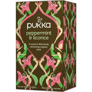 Pukka Peppermint & Licorice Tea Eco 20 sachets