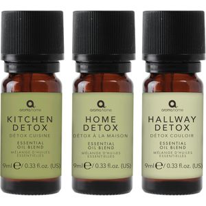 Aroma Home Home Detox Essential Oil Blends 3 x 9 ml