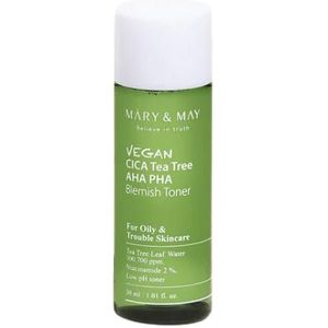 Mary&May - CICA Tea Tree AHA PHA Toner - Gezichtstoner - Vegan - 150ml