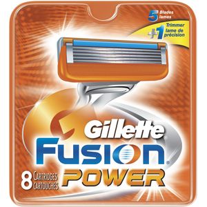 Gillette Fusion Power Barberblade 8 st