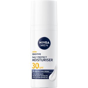 NIVEA - Men Sensitive Daily Protect - Moisturiser - SPF30 - 50 ml