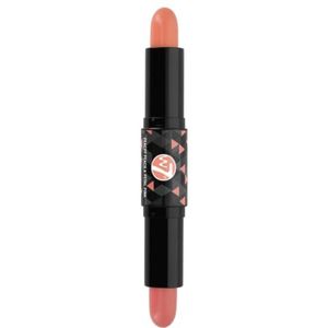 W7 Blusher Stick Peachy Peach & Petal Pink 8 g