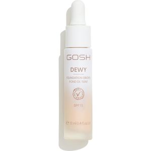 GOSH - Dewy Foundation Drops - 002 - Foundation - Natuurlijke Finish - 30ml