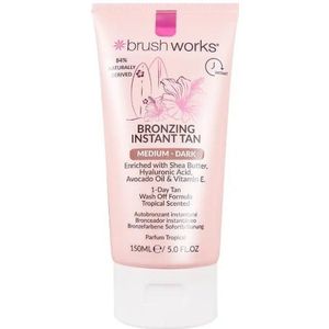 brushworks - Bronzing Instant Tan - Medium - Dark - 150 ml - Zelfbruinende Oplossing