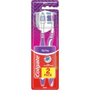Colgate Zig Zag Tandenborstels Zacht 2 st