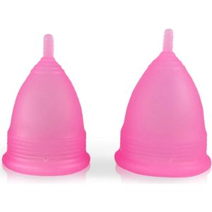 HeartCup Menstrual Cup Bundle Pink 2 st